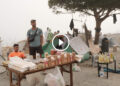 CEUTA, 05/09/2026.-El Gobierno ha comenzado este sábado a acondicionar una explanada en el Muelle de Poniente de Ceuta para la instalación de tiendas de campaña y poder albergar migrantes pese a la oposición de los vecinos, de la Autoridad Portuaria y de la Confederación de Empresarios. Según ha podido comprobar EFE, los trabajos se han puesto en marcha en la mañana de este sábado para acondicionar este lugar donde se pretende trasladar a los miles de personas que están acampadas en la playa del Trampolín o en el entorno de Loma Colmenar. Las carpas que el Gobierno instalará en estos terrenos portuarios está previsto que puedan albergar a cerca de un millar de migrantes.-EFE/ Reduan