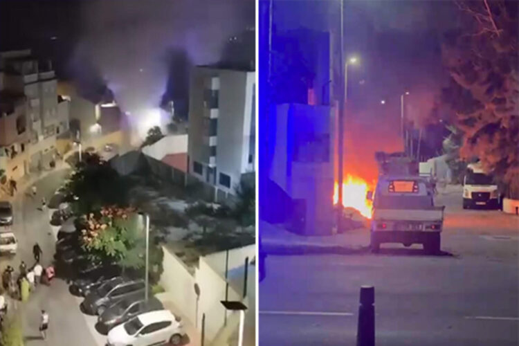 noche-terrible-vandalismo-coches-contenedores-quemados-peleas-1